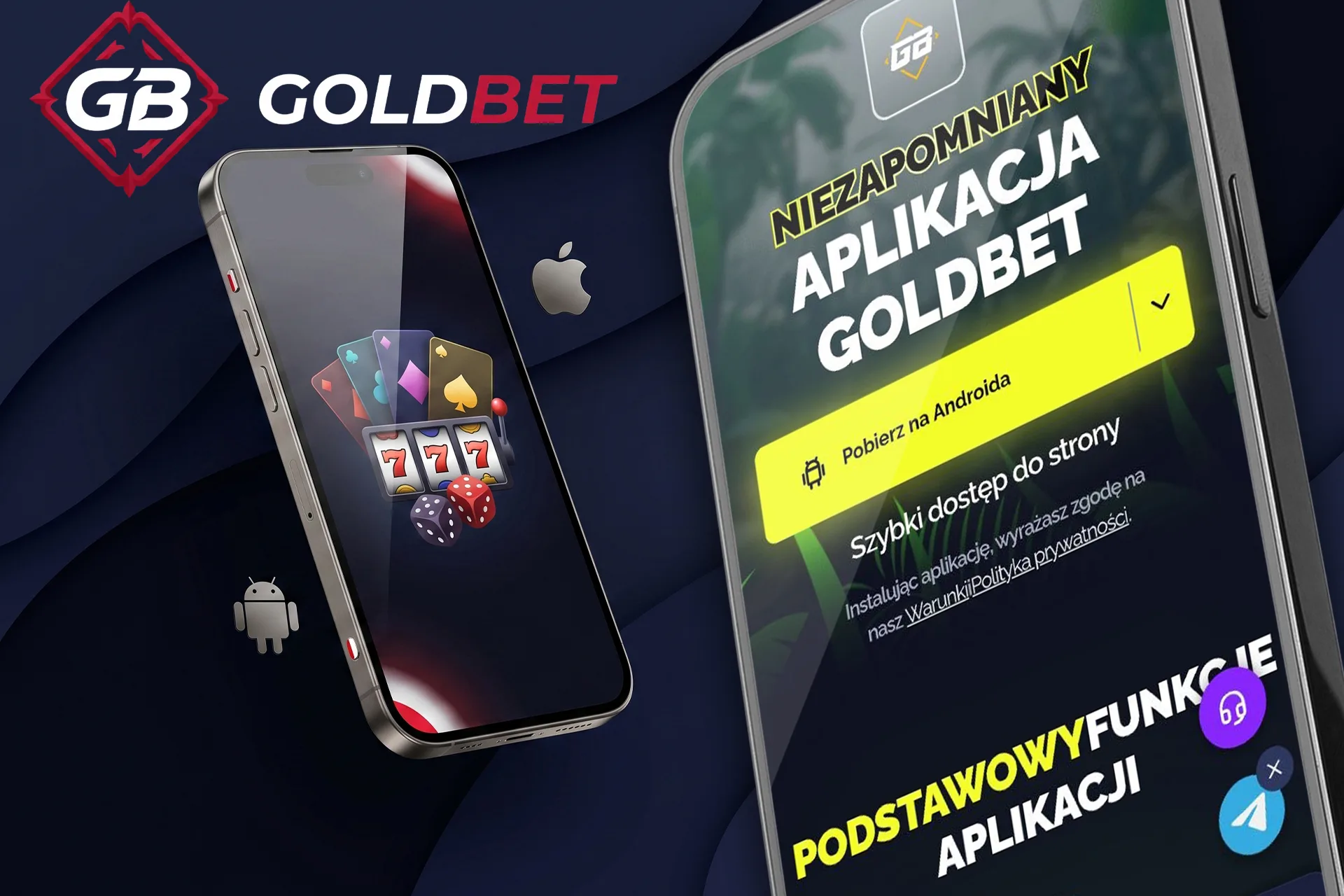 Pobieranie oficjalnej aplikacji mobilnej na systemy Android i iOS, zapewniającej graczom szybki dostęp do gier kasynowych bezpośrednio ze smartfona